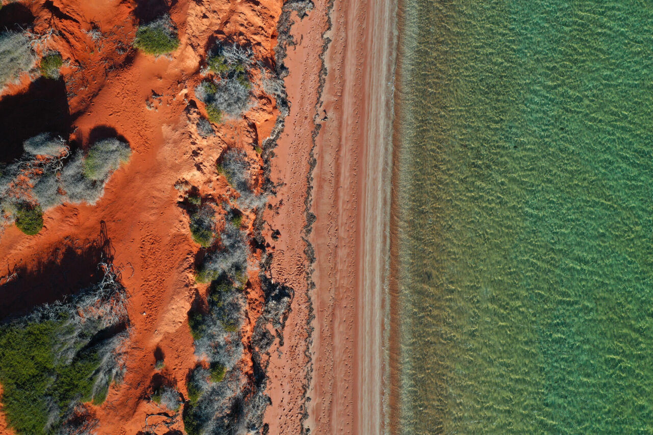 Peron Peninsula in Shark Bay, Western Australia