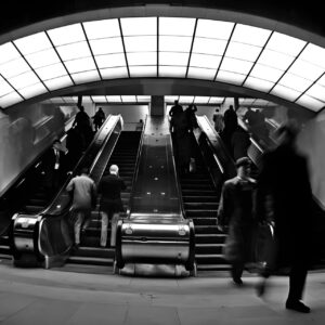 Rush Hour Traffic in Grand Central Station Terminal