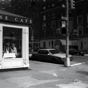 American Homeless Eat With The Rich in Manhattan New York City USA – Fine art photography print for sale. Decoration poster for home or office wall taken by documentary travel photographer Rafael Ben Ari