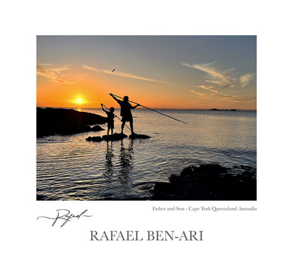 Father and Son – Fine art photography print for sale. Decoration poster for home or office wall taken by documentary travel photographer Rafael Ben Ari