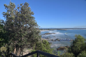 Aerial landscape view of Port Macquarie Flagstaff Cove New South Wales, Australia