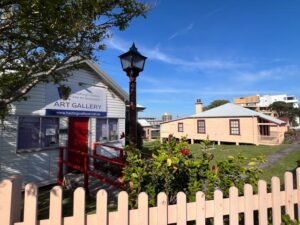 PORT MACQUAIRE, NSW - SEP 25 2025:Hastings Fine Art Gallery in Port Macquarie NSW Australia.