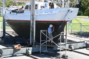 Boat repair worker services include general repairs, engine maintenance, and specialized tasks like gelcoat and paint refinishing.